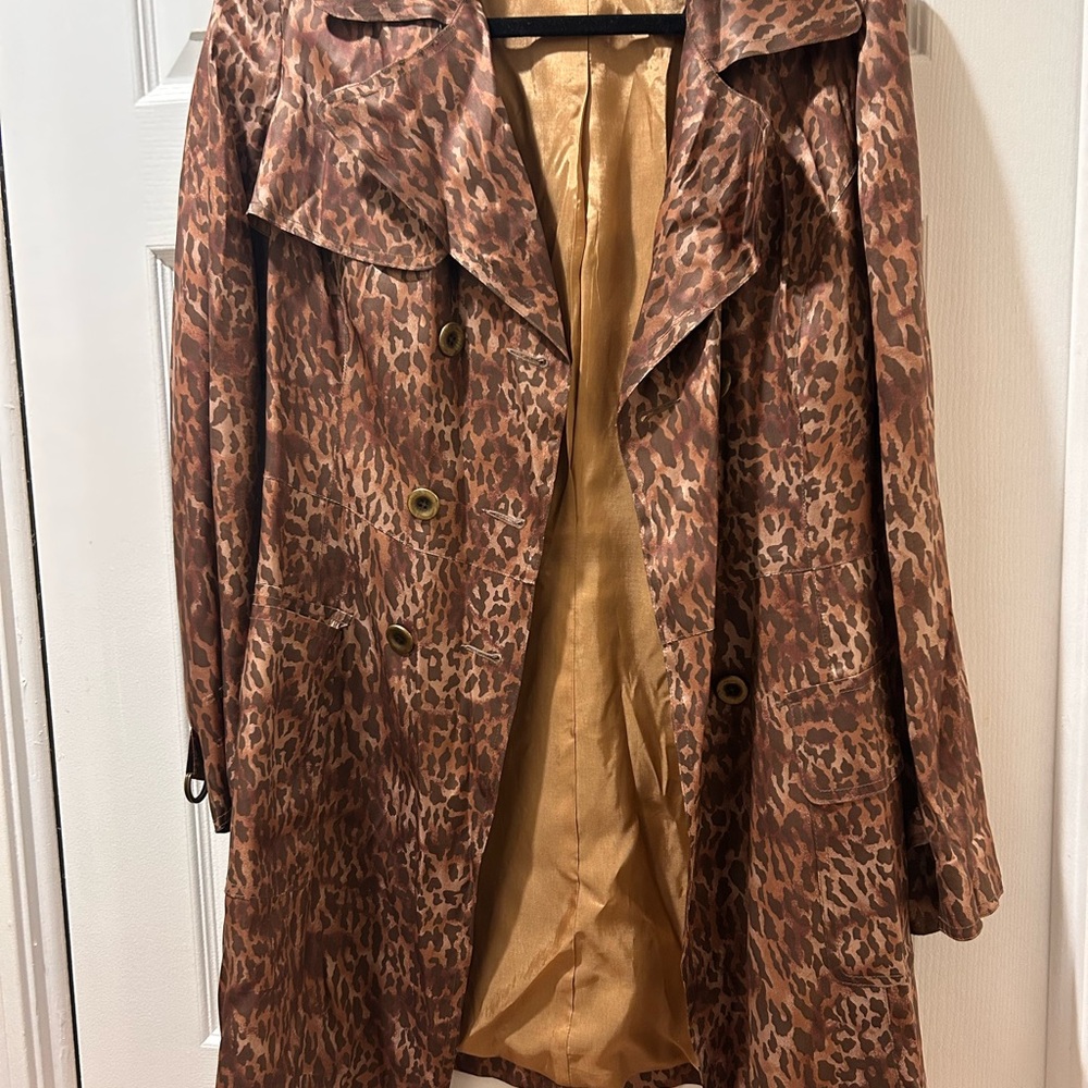Leopard Print Women's Coat
